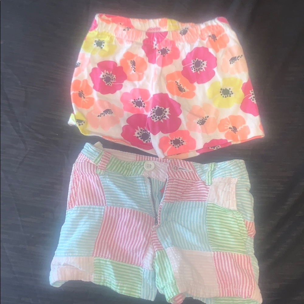 2 adorable pairs of 2T shorts!